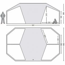 Nordisk Vanaheim 40 m² Tent technical cotton natural -Cheap Dome Tents Store 373562 03