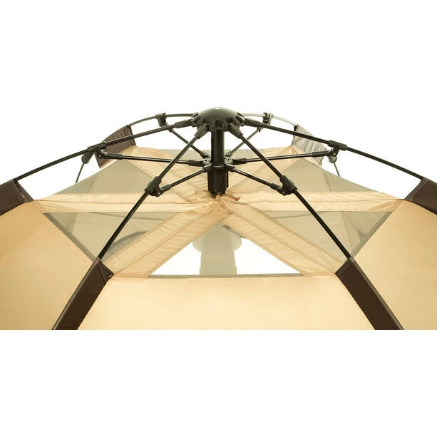 CAMPZ Hexa High OT XW Tent 3P beige/grey 6 CAMPZ Hexa High OT XW Tent 3P beige/grey - Image 6