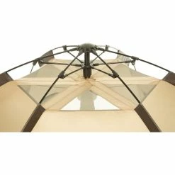 CAMPZ Hexa OT 3P Tent beige/grey -Cheap Dome Tents Store campz hexa ot 3p zelt beige grau 6