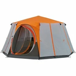 Cheap Dome Tents Store 13 Coleman Cortes Octagon Tent 8 persons grey/orange