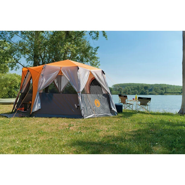 Coleman Cortes Octagon Tent 8 persons grey/orange 3 Coleman Cortes Octagon Tent 8 persons grey/orange - Image 3