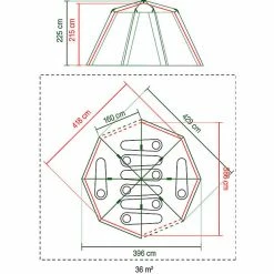 Coleman Cortes Octagon Tent 8 persons grey/orange 11 Coleman Cortes Octagon Tent 8 persons grey/orange -Cheap Dome Tents Store coleman cortes octagon zelt 8 personen 6
