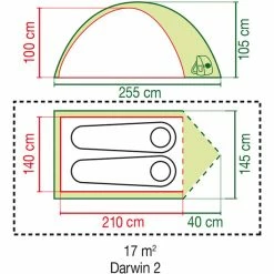 Coleman Darwin 2 Tent -Cheap Dome Tents Store coleman darwin 2 tent 4