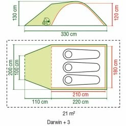 Coleman Darwin 3 Plus Tent -Cheap Dome Tents Store coleman darwin 3 plus tent 6