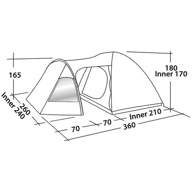 Easy Camp Blazar 400 Tent rustic green 3 Easy Camp Blazar 400 Tent rustic green - Image 3