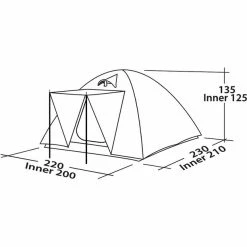 Easy Camp Garda 300 Tent blue/green/grey -Cheap Dome Tents Store easy camp garda 300 tent green blue 5