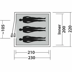 Easy Camp Garda 300 Tent blue/green/grey -Cheap Dome Tents Store easy camp garda 300 tent green blue 6
