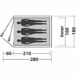 Easy Camp Meteor 300 Tent rustic green -Cheap Dome Tents Store easy camp meteor 300 zelt rustic green 3