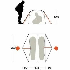 Ferrino Grit 2 Tent light grey -Cheap Dome Tents Store ferrino grit 2 tent light grey 3