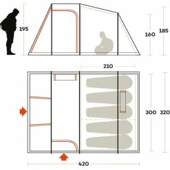 Cheap Dome Tents Store -Cheap Dome Tents Store ferrino meteora 5 tent brick red 2