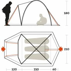 Ferrino Shaba 3 Tent blue -Cheap Dome Tents Store ferrino shaba 3 tent blue 3