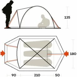 Ferrino Skyline 3 Alu Tent blue -Cheap Dome Tents Store ferrino skyline 3 alu tent blue 3