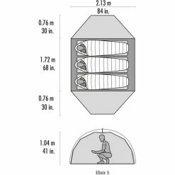 MSR Elixir 3 V2 Tent green -Cheap Dome Tents Store msr elixir 3 v2 tent green 4