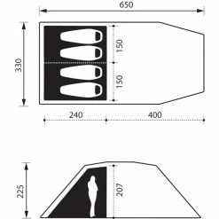 Nomad Dogon 4 (+2) Air Tent twill 10 Nomad Dogon 4 (+2) Air Tent twill -Cheap Dome Tents Store nomad dogon 4 2 air tent twill 5