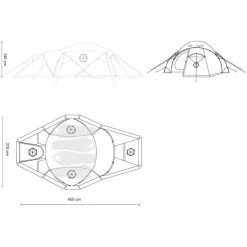 Samaya Base Camp Tent mineral blue -Cheap Dome Tents Store samaya base camp tent mineral blue 4