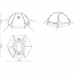 Samaya Samaya 2.5 Tent blue -Cheap Dome Tents Store samaya samaya 25 tent blue 4