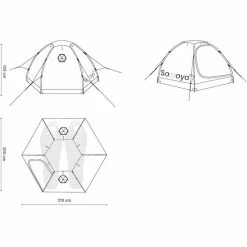 Samaya Samaya2.5 Tent blue -Cheap Dome Tents Store samaya samaya25 tent blue 4