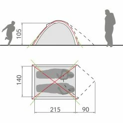 VAUDE Campo Compact 2P Tent chute green 5 VAUDE Campo Compact 2P Tent chute green -Cheap Dome Tents Store vaude campo compact 2p tent chute green 3