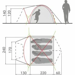 VAUDE Campo Grande XT 4P Tent chute green 7 VAUDE Campo Grande XT 4P Tent chute green -Cheap Dome Tents Store vaude campo grande xt 4p tent chute green 4