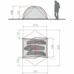 VAUDE Space Seamless 2-3P Tent cress green -Cheap Dome Tents Store vaude space seamless 2 3p tent cress green 3