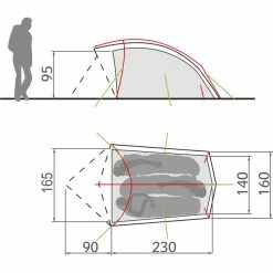 VAUDE Taurus 3P Tent mossy green -Cheap Dome Tents Store vaude taurus 3p tent mossy green 4